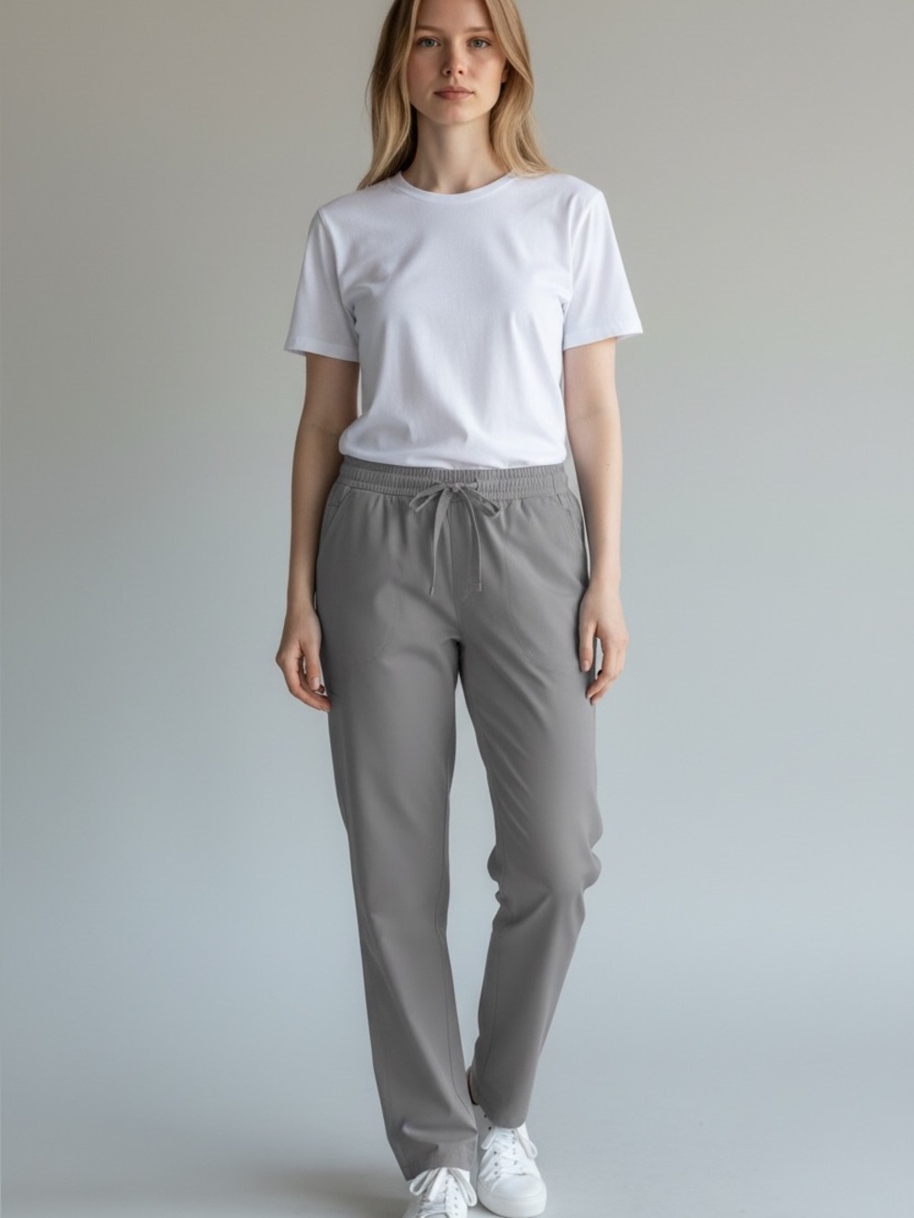 Butter Soft Originals cargo scrub pants silver drawstring Xl
